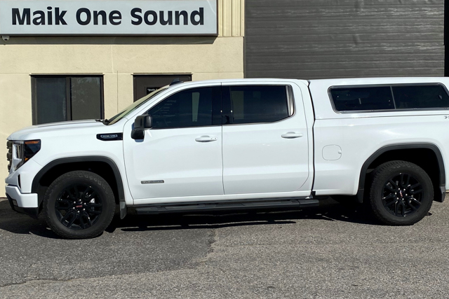 2025 GMC Sierra with professional window tint in North Bay